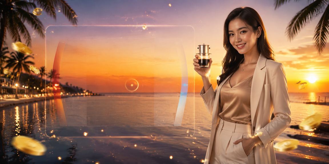 Người dùng tại Phú Quốc nhâm nhi cà phê sáng và xem kèo thể thao trực tuyến trên ax1500
